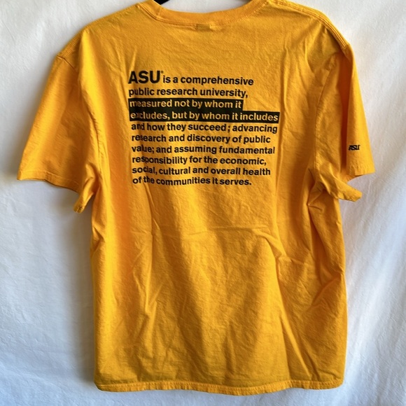 ASU lifelong learning gold and black District T-shirt, size 2XL - Picture 4 of 6